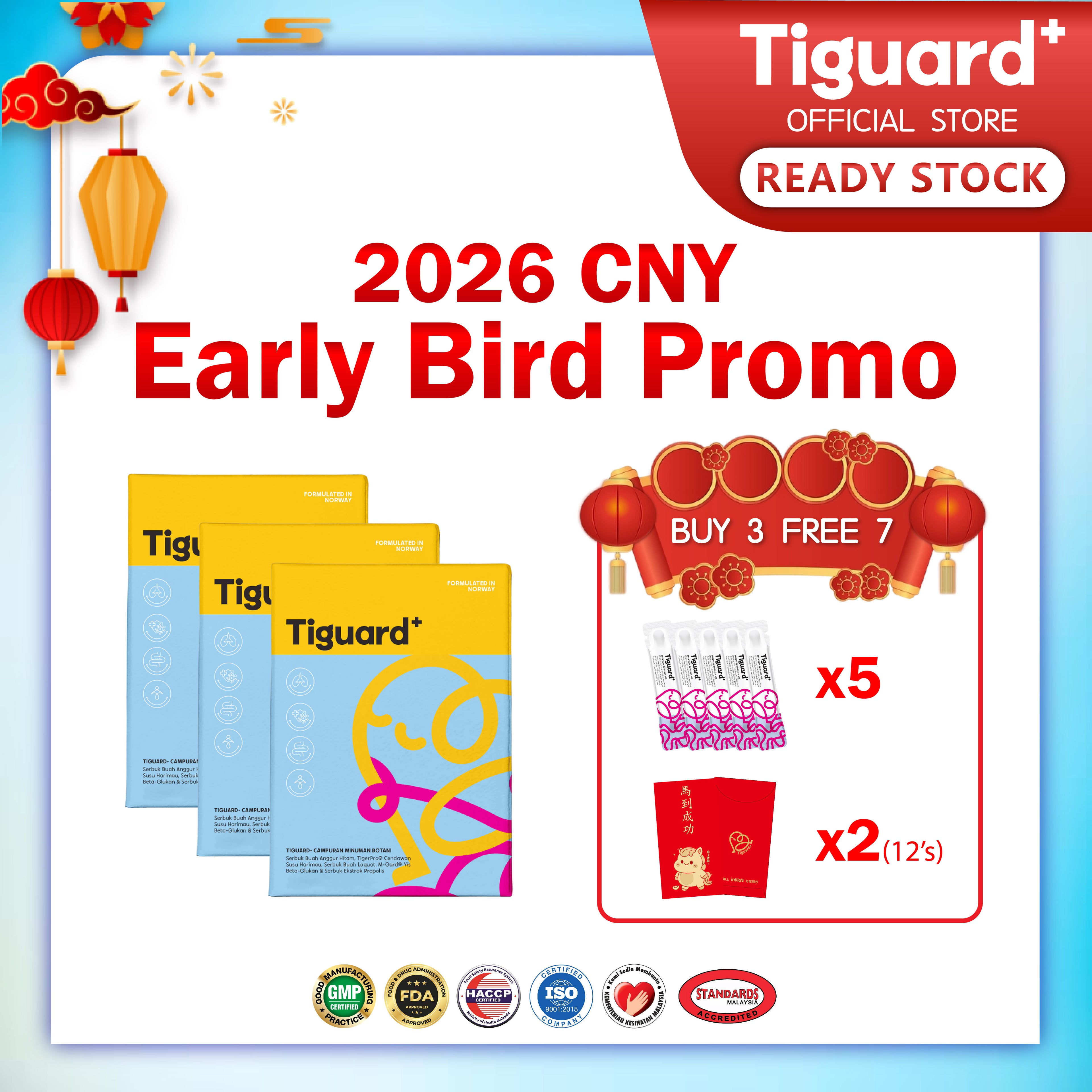 CNY Early Bird Promo | Buy 3 Free 7